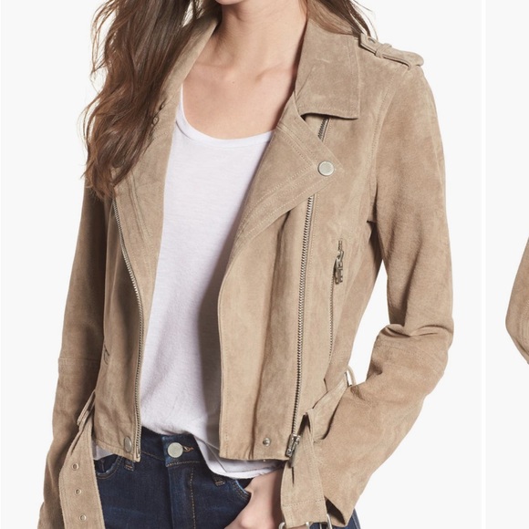 Blank NYC Jackets & Blazers - 100% Leather Blank NYC Suede Moto Jacket
